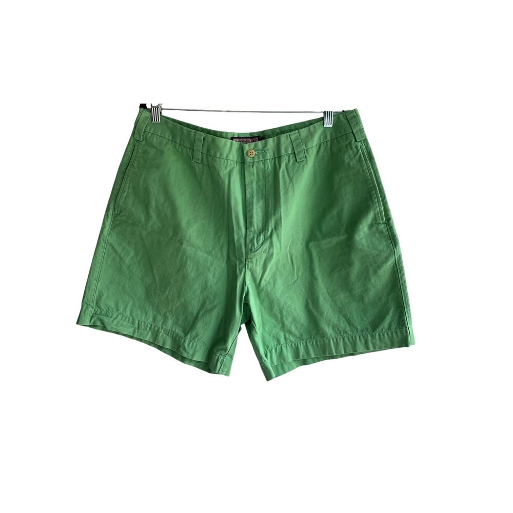 Vineyard Vines Performance Breaker Shorts Mens 38 Green Golf Preppy Casual